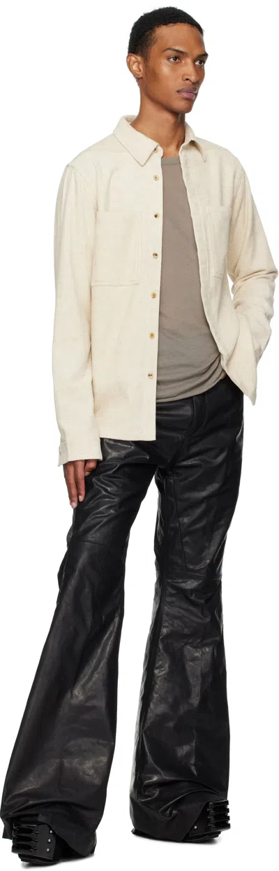 Rick Owens Off-white Concordians Work Shirt In Neutral