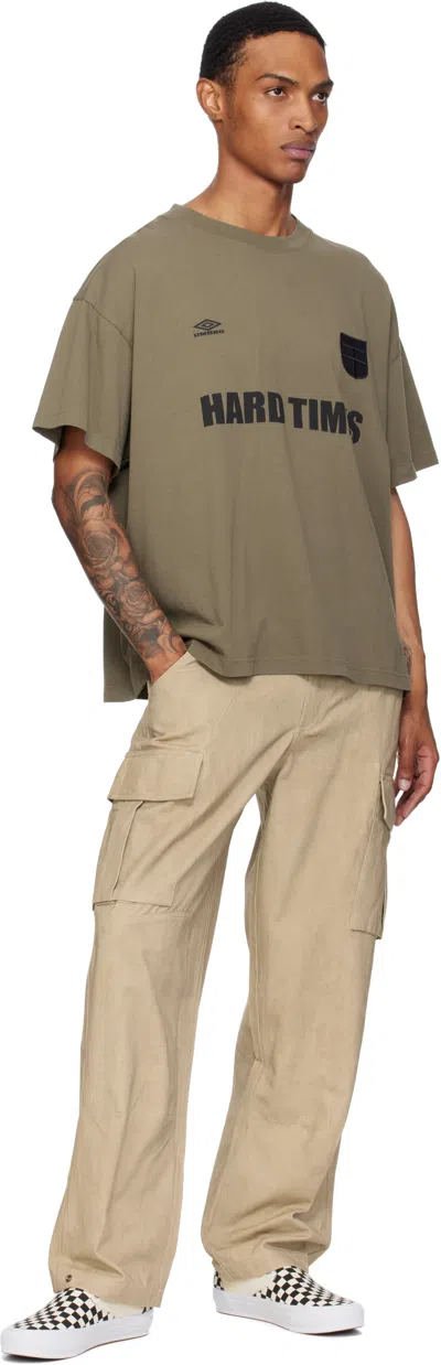 Dime Khaki Ultimate Cargo Pants In Brown