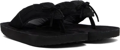 Abra Ssense Exclusive Black Platform Flip-flops