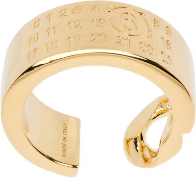 Mm6 Maison Margiela Minimal Numeric Cuff Ring