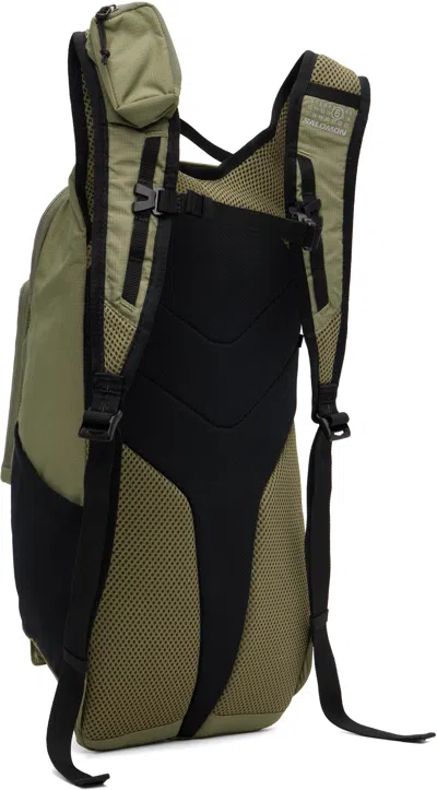 Mm6 Maison Margiela Khaki Salomon Edition Numeric Nylon Backpack