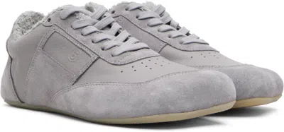 Mm6 Maison Margiela Gray Anatomic Sneakers In Gray