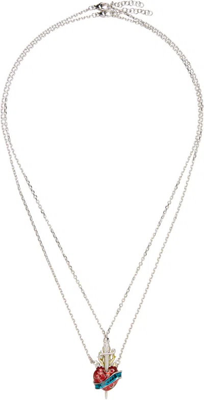 Jean Paul Gaultier 'the Heart' Necklaces Set