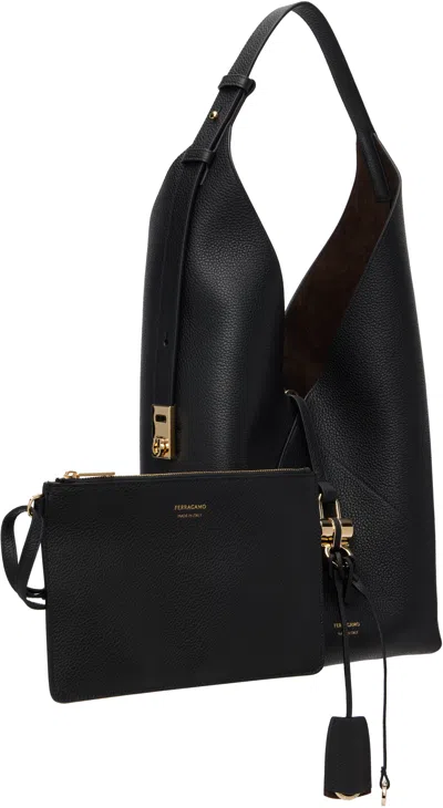 Ferragamo Leather Hobo Bag