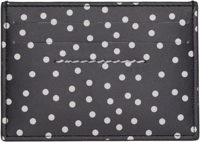 Mm6 Maison Margiela Black & White Numeric Card Holder