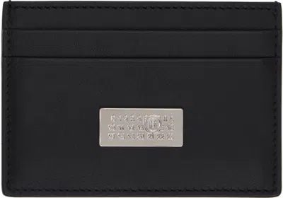 Mm6 Maison Margiela Black Numeric Card Holder