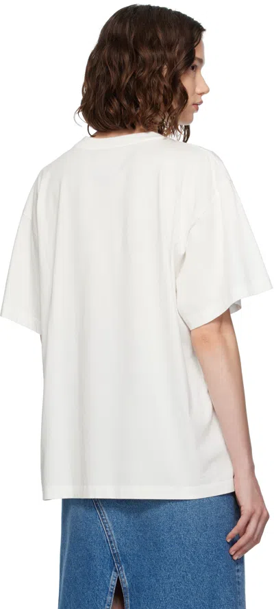 Mm6 Maison Margiela Relaxed Fit Short-sleeved T-shirt In White