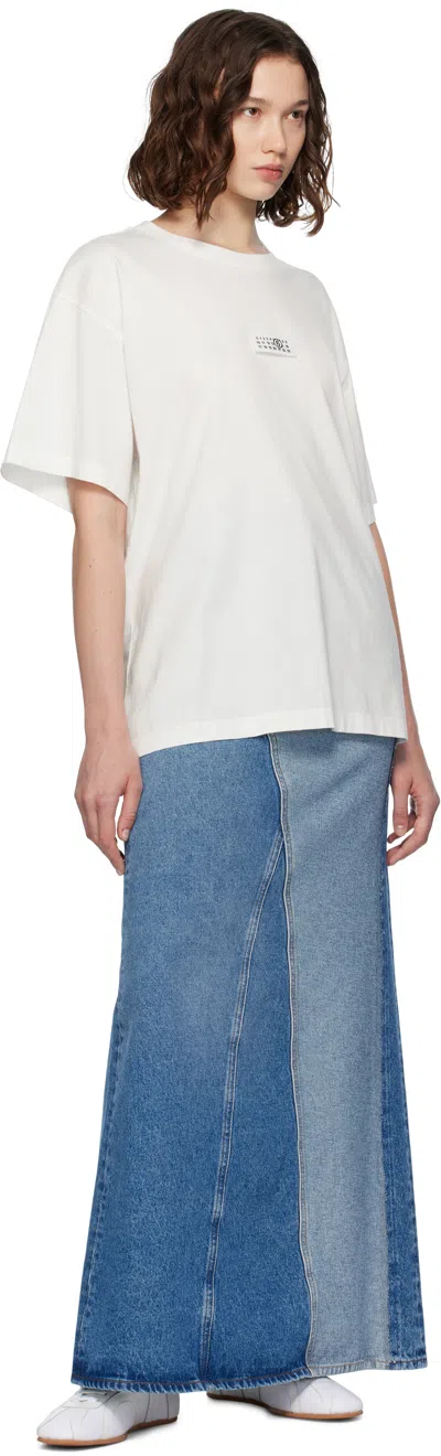 Mm6 Maison Margiela Relaxed Fit Short-sleeved T-shirt In White