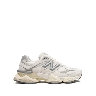 New Balance Textured Sneakers With Cushioned Sole In White