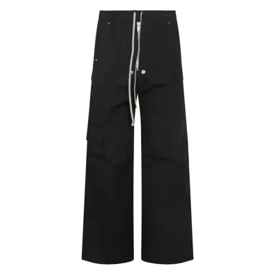 Rick Owens Wide Bela Cotton Poplin Pants
