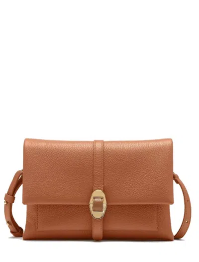 Coccinelle Dorian Shoulder Bag In Brown