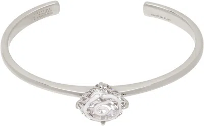 Mm6 Maison Margiela Enamel Logo Cuff Bracelet