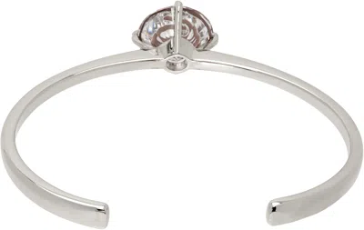 Mm6 Maison Margiela Enamel Logo Cuff Bracelet