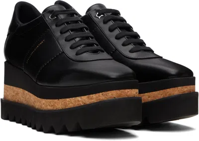 Stella Mccartney Elyse Platform Brogues With Contrast Sole In Black