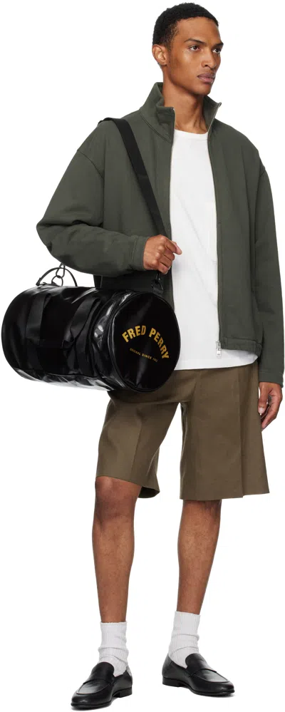 Fred Perry Versatile Canvas Travel Bag With Top Handles