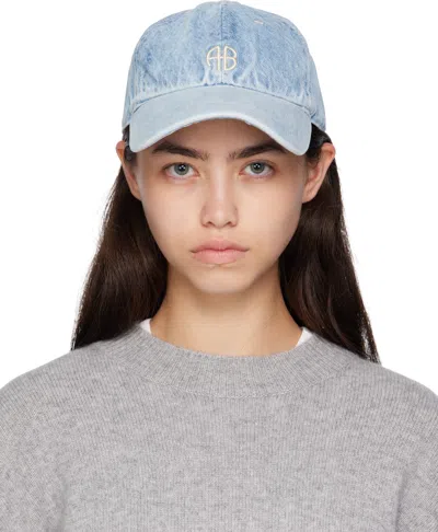Anine Bing Blue Jeremy Baseball Cap