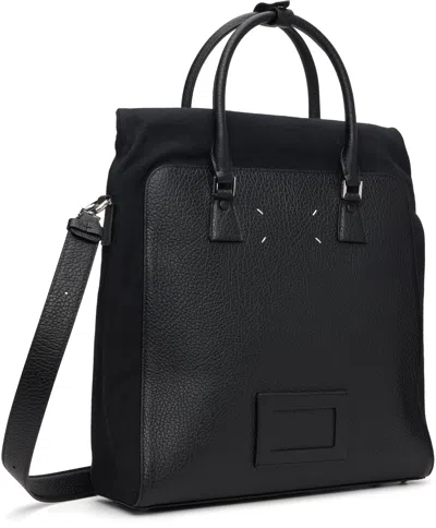 Maison Margiela Black 5ac Daily Vertical Tote