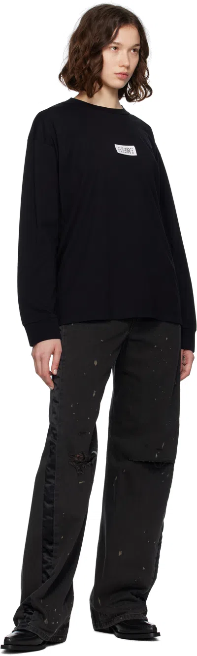 Mm6 Maison Margiela Sweatshirt Mit Nummern-applikation
