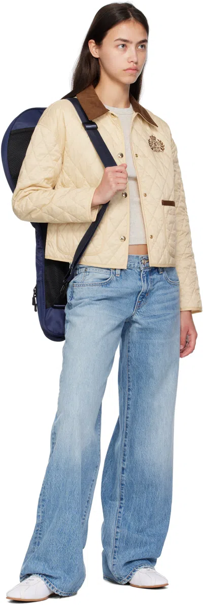 Sporty And Rich Navy Vendome Tennis Bag