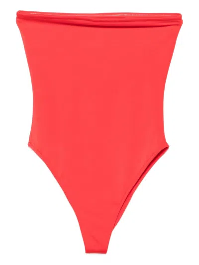 Roberta Einer Strapless Swimsuit