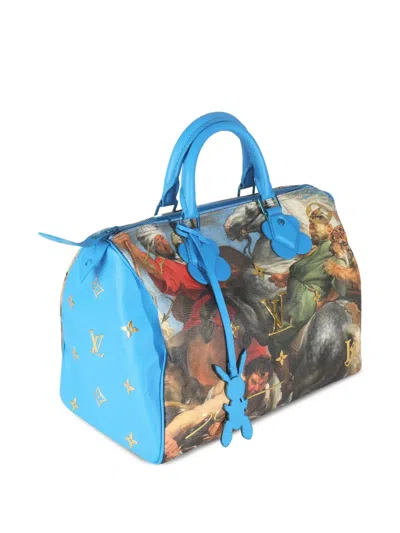 Pre-owned Louis Vuitton X Jeff Koons 2017 Speedy 30 Rubens Handbag
