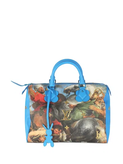 Pre-owned Louis Vuitton X Jeff Koons 2017 Speedy 30 Rubens Handbag