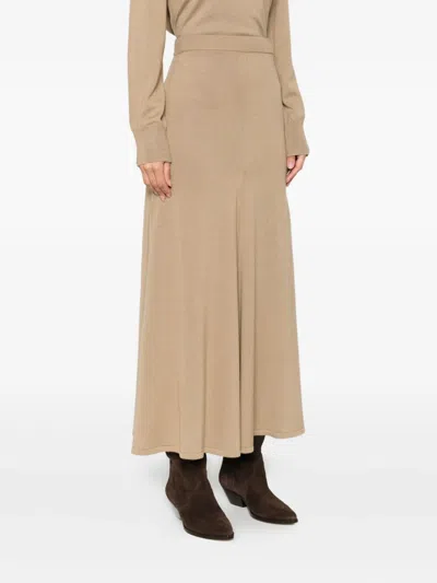 Tove Thora Midi Skirt In Brown