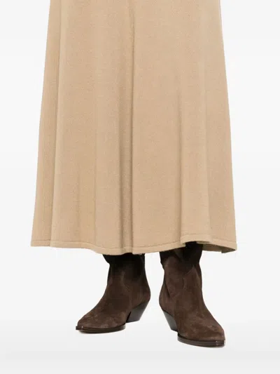 Tove Thora Midi Skirt In Brown