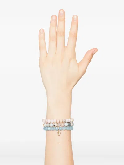 Sydney Evan 14k Yellow Gold Stone Gemstone Bracelet In Multi
