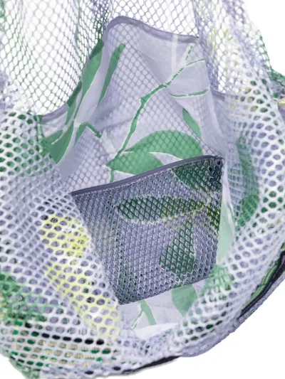 Epice Floral-print Mesh Tote Bag