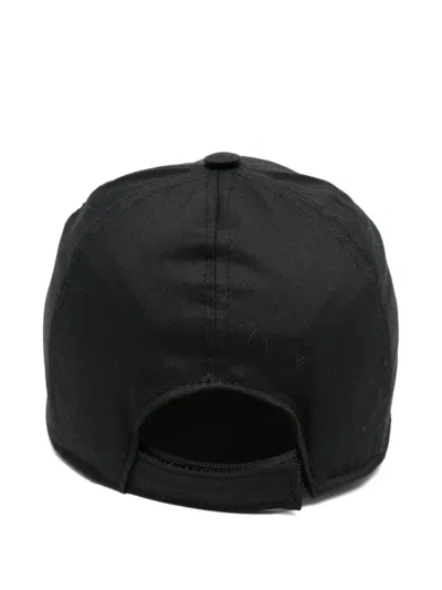 Balmain Logo-embroidered Baseball Cap In Black