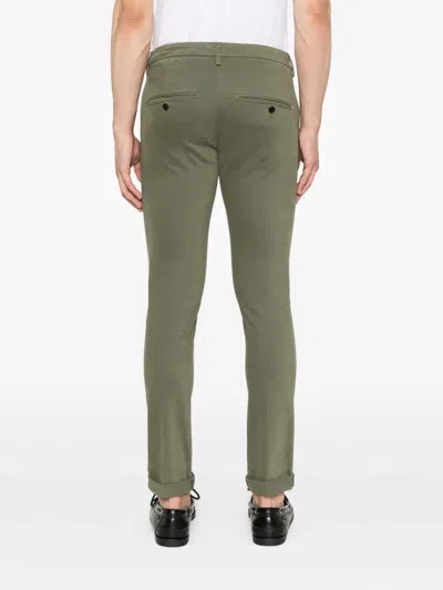 Dondup Cotton Trousers In Gray