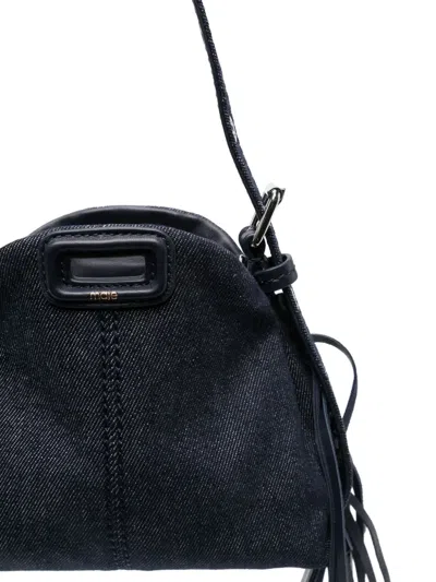 Maje Miss M Denim Micro Bag