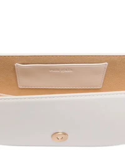Cult Gaia Ilaria Leather Architectural Top-handle Bag