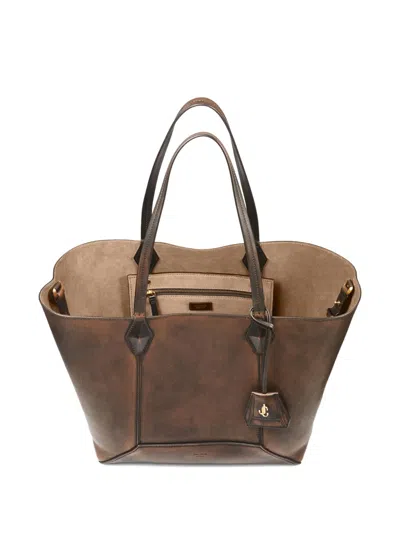 Jimmy Choo Medium Diamond Leather Shoulder Bag