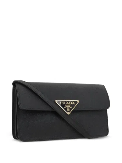 Prada Saffiano Leather Triangle-logo Mini Bag