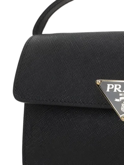 Prada Saffiano Leather Triangle-logo Mini Bag