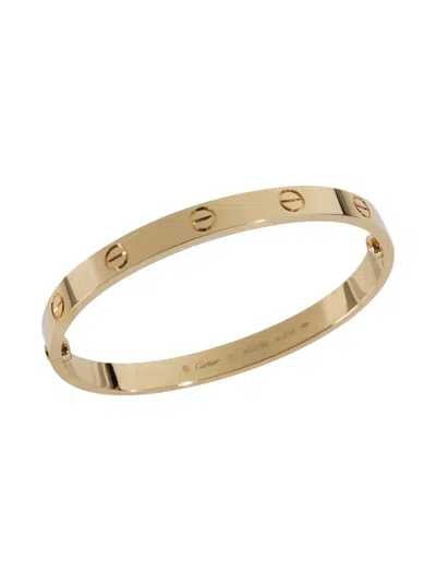 Pre-owned Cartier 18k Yellow Gold Love Bracelet