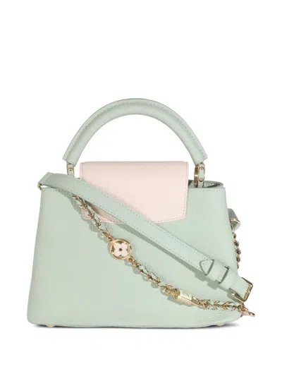 Pre-owned Louis Vuitton 2021-2023 Capucines Bb Two-way Handbag In Green