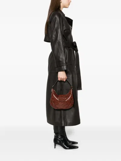 Jimmy Choo Small Bar Tote Bag In Brown