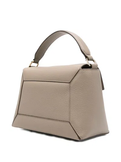 Strathberry Logo-print Tote Bag In Gray