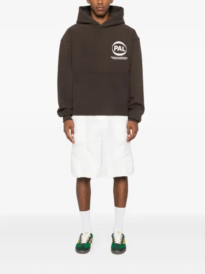 标贴双向口袋连帽衫