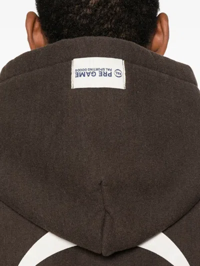 标贴双向口袋连帽衫