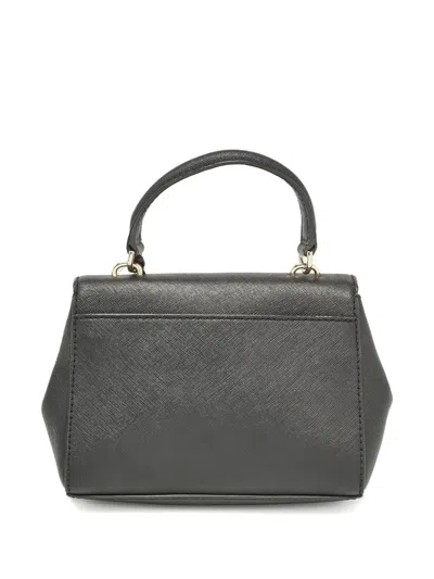 Pre-owned Michael Kors Structured Top Handle Crossbody Bag In Gray