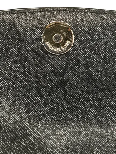 Pre-owned Michael Kors Structured Top Handle Crossbody Bag In Gray