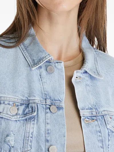 Tommy Jeans Classic Flag Jacket In Blue