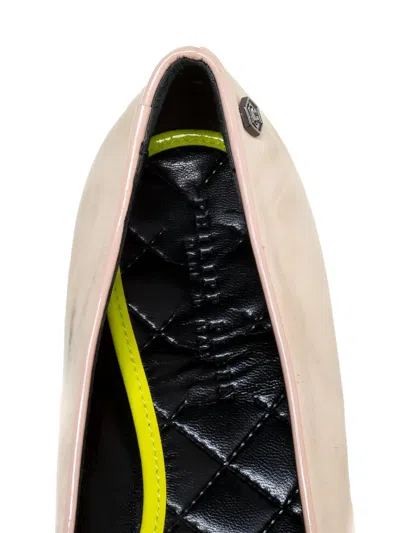 Pre-owned Philipp Plein Skull Motif Suede Flats