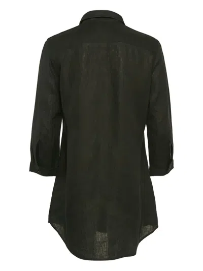 Pre-owned Max Mara Linen Shirt In Black