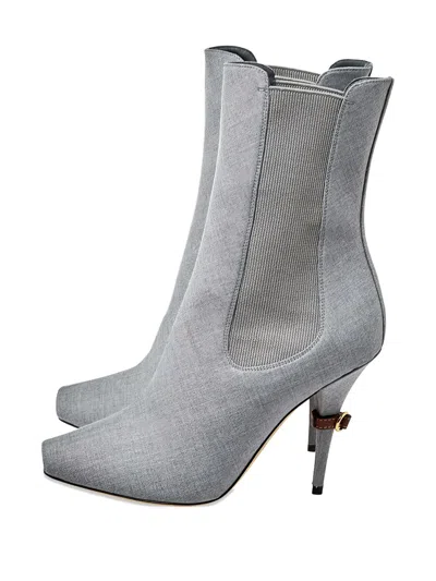 Pre-owned Burberry Kenzie Heeled Boots