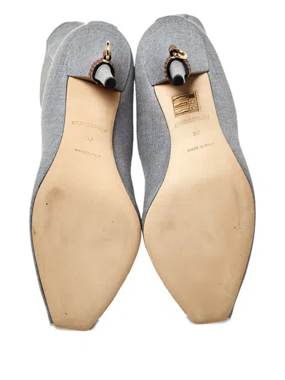 Pre-owned Burberry Kenzie Heeled Boots